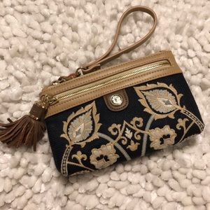 Embroidered Clutch